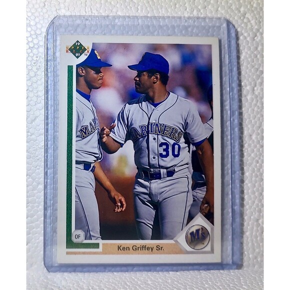 Ken Griffey Sr. 1991 Upper Deck MLB #572 Baseball Card Seattle Mariners - Picture 1 of 2